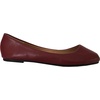 image:imageShoes8teen Womens Ballerina Ballet Flats Shoes Leopard amp Solids 14 Colors8600 Burgundy Pu