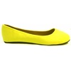 image:imageShoes8teen Womens Ballerina Ballet Flats Shoes Leopard amp Solids 14 Colors8600 Neon Yellow