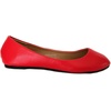 image:imageShoes8teen Womens Ballerina Ballet Flats Shoes Leopard amp Solids 14 Colors8600 Red Pu