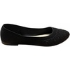 image:imageShoes8teen Womens Ballerina Ballet Flats Shoes Leopard amp Solids 14 ColorsMist Black