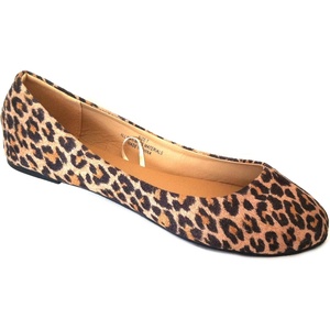 image:imageShoes8teen Womens Ballerina Ballet Flats Shoes Leopard amp Solids 14 Colors8600 Leopard Micro