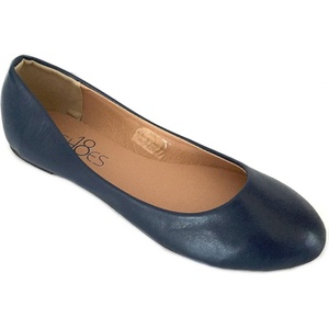 image:imageShoes8teen Womens Ballerina Ballet Flats Shoes Leopard amp Solids 14 Colors8600 Navy Pu