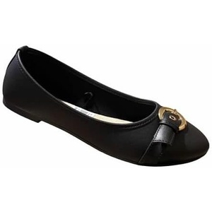 image:imageShoes8teen Womens Ballerina Ballet Flats Shoes Leopard amp Solids 14 ColorsCannon Black