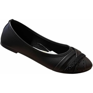 image:imageShoes8teen Womens Ballerina Ballet Flats Shoes Leopard amp Solids 14 ColorsLynch Black