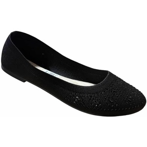 image:imageShoes8teen Womens Ballerina Ballet Flats Shoes Leopard amp Solids 14 ColorsMist Black