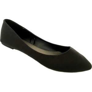 image:imageShoes8teen Womens Ballerina Ballet Flats Shoes Leopard amp Solids 14 ColorsPotol Black Canvas